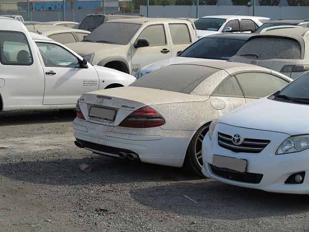 Impounded cars- Abu Dhabi