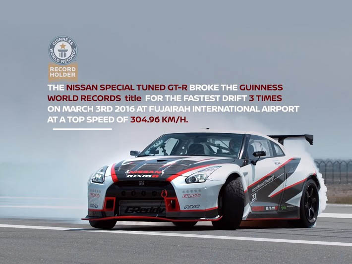 Nissan GT-R Nismo Breaks World's fastest drift record