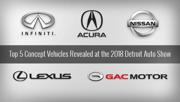 Top 5 Concept Vehicles Revealed at the 2018 Detroit Auto Show